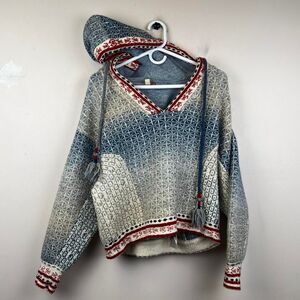 Anthropologie PILCRO Hooded Pullover Sweater Size S